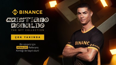 Cristiano Ronaldo,  Binance ile ilk NFT koleksiyonunu başlatıyor!